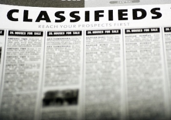 classified ads newspaper