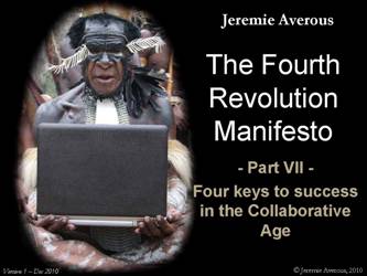 Cover of the Fourth Revolution manifesto part 7