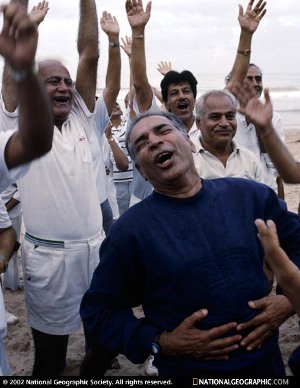 Laughing club in India