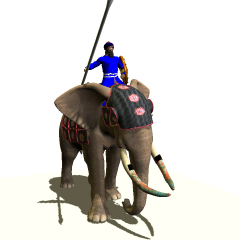 elephant and rider