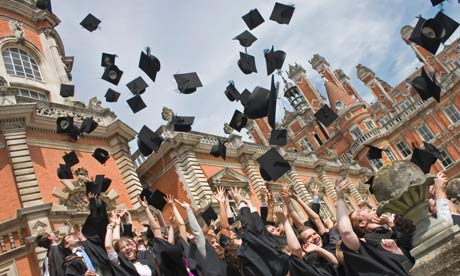 Students graduating from conventional education