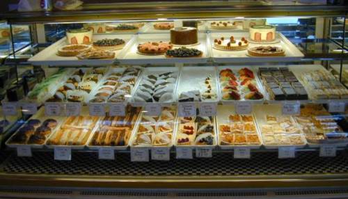 cakes at a local bakery