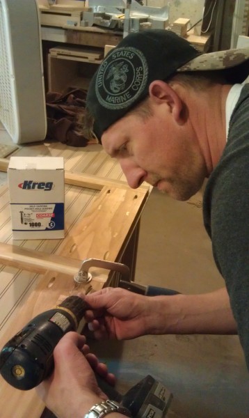 A Kreg community member at work (owner of CherrywoodCustom.com)